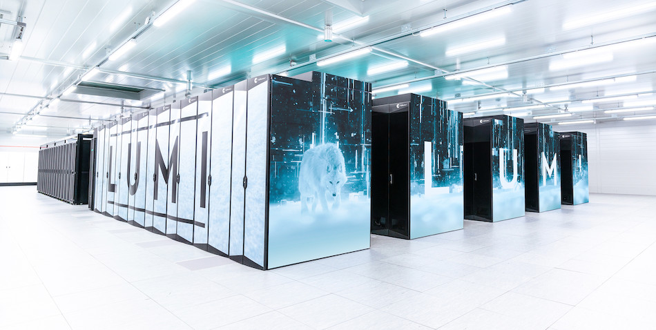 LUMI supercomputer. Copyright: CSC